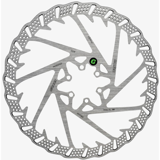 Galfer Shark 203mm Mountain Bike Rotor - 2mm, 6-bolt