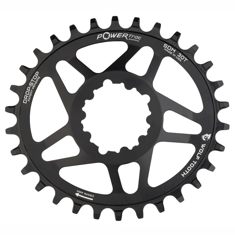 Wolf Tooth Components Sram Elliptical Chainring - Direct Mount, Boost, 30t