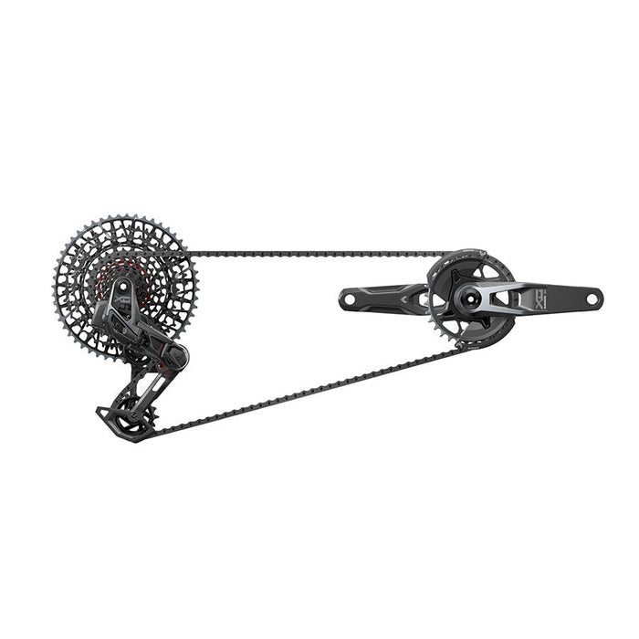 SRAM X0 T-Type Eagle Transmission Groupset - 165mm Crank, 32t Chainring, AXS POD Controller, 10-52t Cassette, Rear Derailleur, Chain