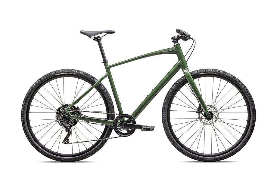 2025 Specialized sirrus x 3.0 km bike gloss cypress / cool grey reflective l