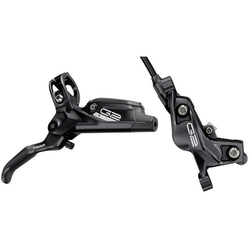 SRAM G2 R Disc Brake and Lever - Front, Hydraulic, Post Mount, Diffusion Black Anodized, A2