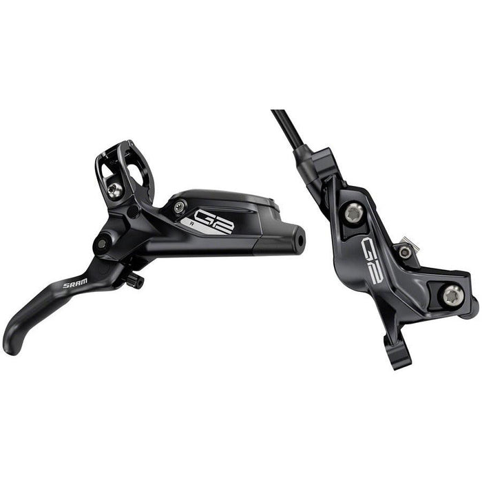 SRAM G2 R Disc Brake and Lever - Rear, Hydraulic, Post Mount, Diffusion Black Anodized, A2