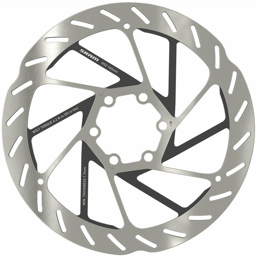 SRAM HS2 Disc Brake Rotor - 160mm, 6-Bolt