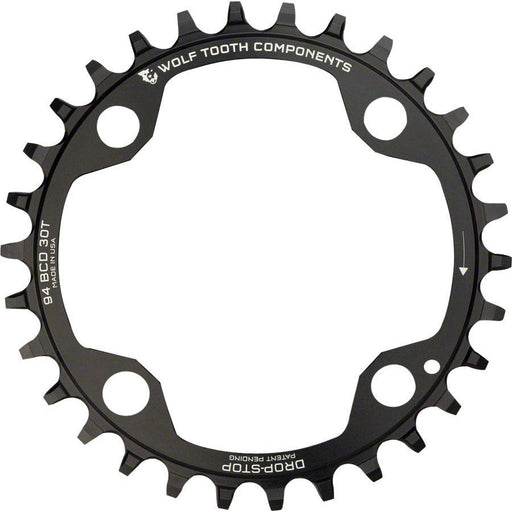 Wolf Tooth 94 BCD Chainring - 32t, 4-Bolt, Drop-Stop, For SRAM Cranks