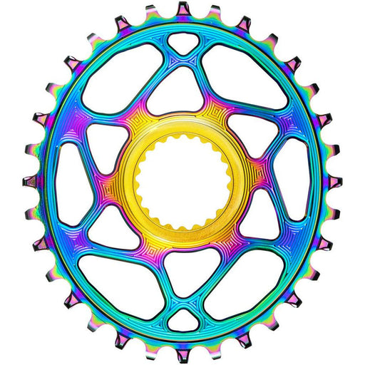 absoluteBLACK Oval Direct Mount Chainring - 32t, Shimano Direct Mount, 3mm Offset, Requires Hyperglide+ Chain