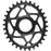 absoluteBLACK Oval Direct Mount Chainring - 30t, Shimano Direct Mount, 3mm Offset, Requires Hyperglide+ Chain