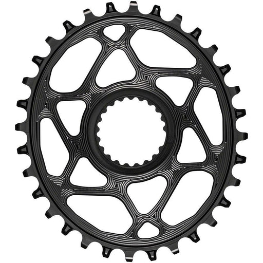 absoluteBLACK Oval Direct Mount Chainring - 30t, Shimano Direct Mount, 3mm Offset, Requires Hyperglide+ Chain