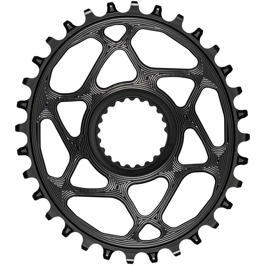 absoluteBLACK Oval Direct Mount Chainring - 30t, Shimano Direct Mount, 3mm Offset, Requires Hyperglide+ Chain
