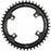 Wolf Tooth Shimano 110 Asymmetric BCD Chainring - 40t, 110 Asymmetric BCD, 4-Bolt, Drop-Stop Flattop, For Shimano GRX Cranks