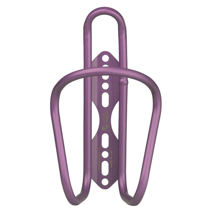 Wolf Tooth Morse Bottle Cage - Titanium