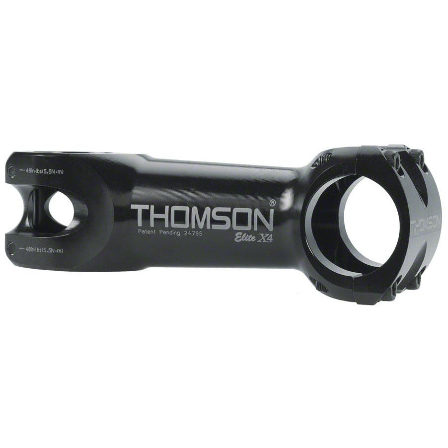 Thomson Elite X4 Mountain Stem - 100mm, 31.8 Clamp, +/-0, 1 1/8", Aluminum, Black