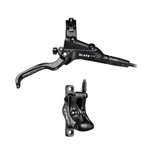 TRP Slate EVO Disc Brake and Lever - Rear, Hydraulic, Post Mount , Black