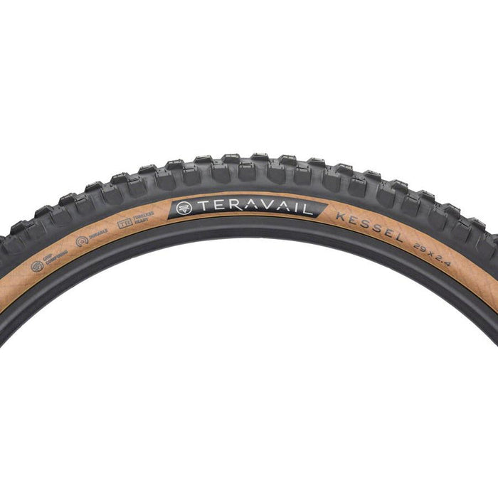 Teravail Kessel Mountain Bike Tire 29 x 2.4, Tubeless, Folding, Tan