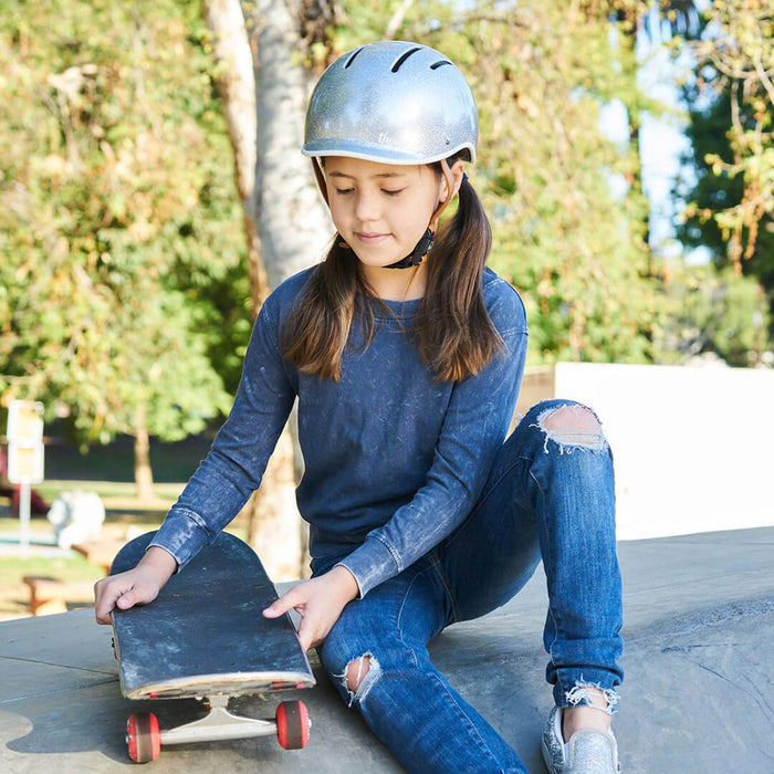 Thousand Jr Kids Bike Helmet So Silver