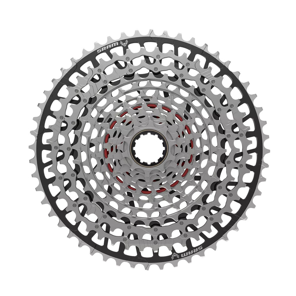 SRAM XX Eagle T-Type XS-1297 Cassette — 12-Speed, 10-52t, For XD Driver, Silver/Black