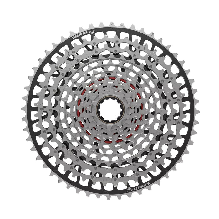 SRAM XX Eagle T-Type XS-1297 Cassette — 12-Speed, 10-52t, For XD Driver, Silver/Black