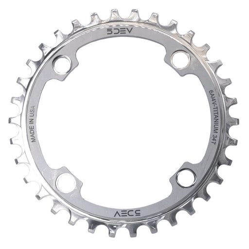 5Dev 104 BCD Titanium Chainring