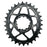 5Dev T-Type Oval 3-Bolt Chainring 3mm Offset 32t Black