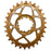 5Dev T-Type Oval 3-Bolt Chainring 3mm Offset 30t Kashima