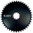 5Dev Aluminum Aero Road Chainring 8-Bolt Sram 42t Black