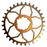 5Dev Titanium 3-Bolt Chainring 3mm Offset 30t Bronze