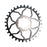 5Dev Titanium 3-Bolt Chainring 3mm Offset 30T Raw/Silver