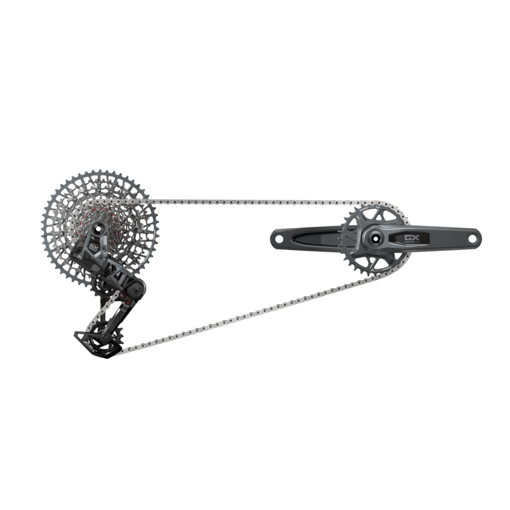 SRAM GX T-Type Eagle Transmission Groupset - 175mm Crank, 32t Chainring, AXS POD Controller, 10-52t Cassette, Rear Derailleur, Chain