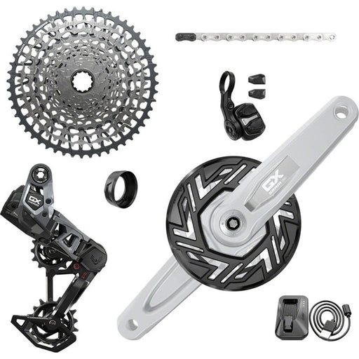 SRAM GX Eagle T-Type Ebike AXS Groupset — 104BCD 34T, Derailleur, Shifter, 10-52t Cassette, Arms not included